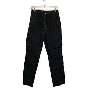 Nike Jordan Women's Pants Black Flight Cargo Cotton Pockets Size P/CH Sporty‎